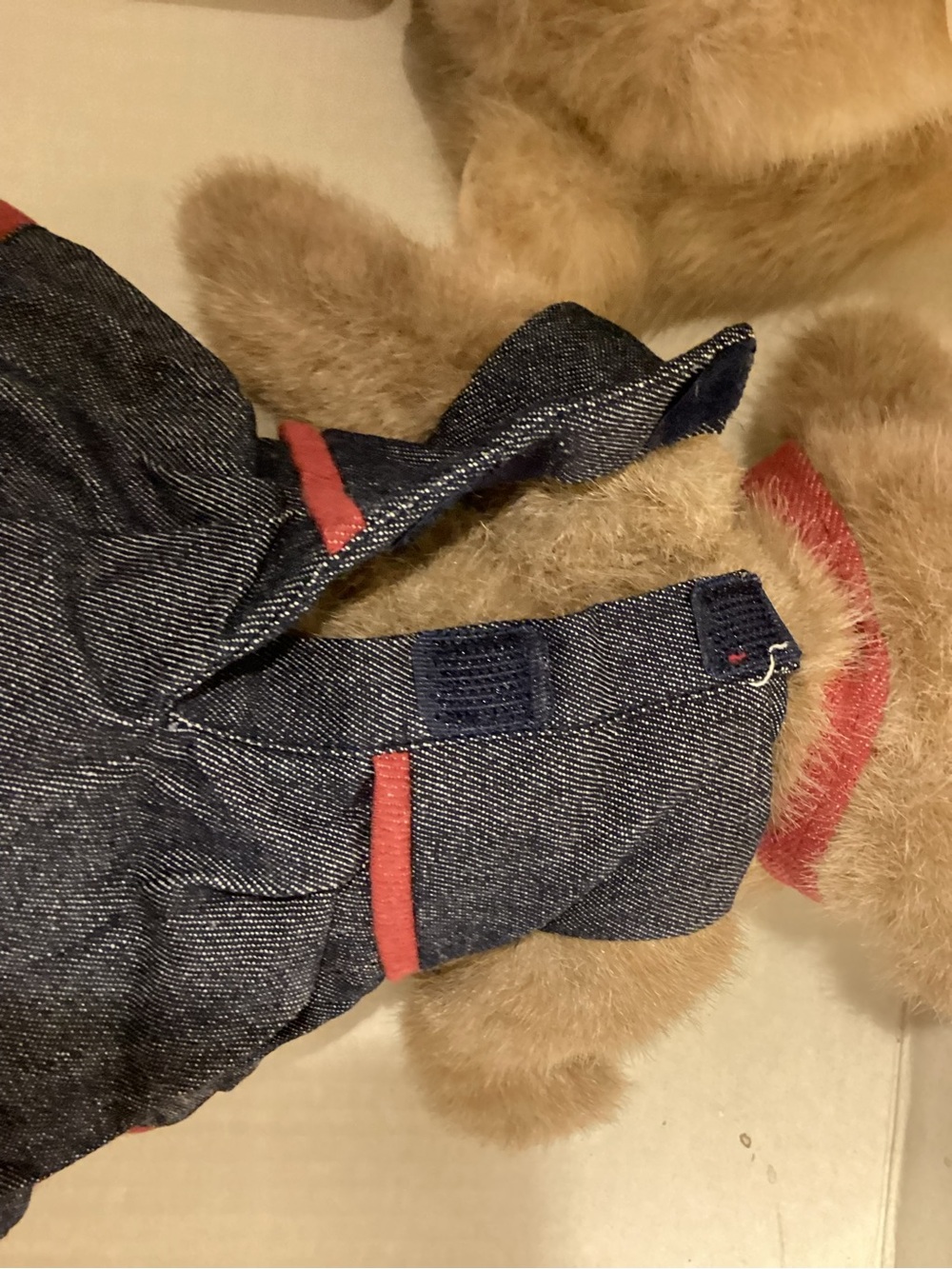 Boyds Bears Best Dressed Series Patricia P Bear Heart Denim Dress - Picture 5 of 8